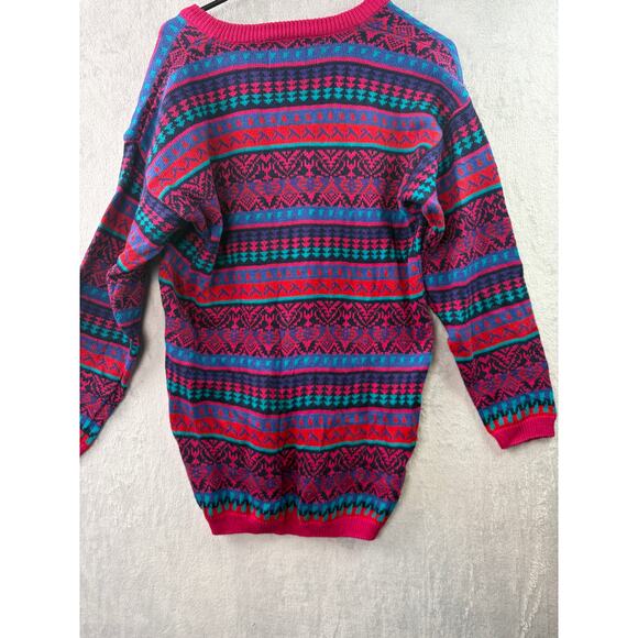 Vintage YOYO Fair Isle Knit Sweater – Size Small - Picture 2 of 6